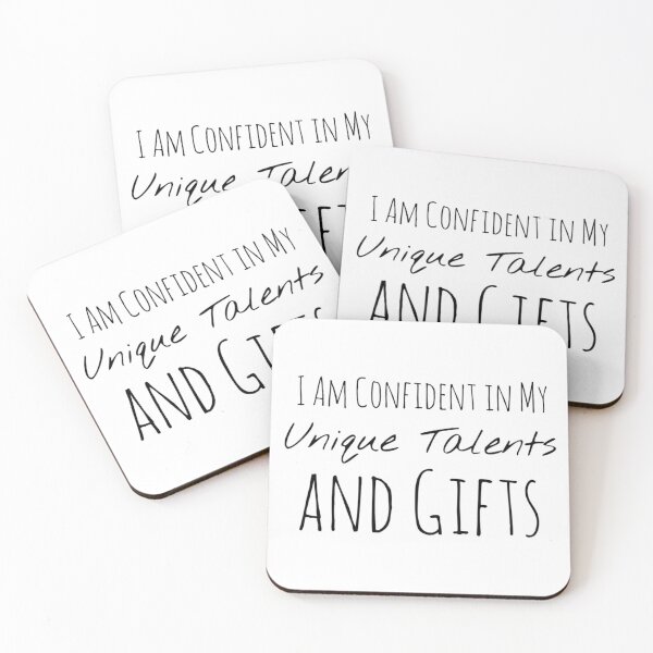 Item preview, I Am Confident in My Unique Talents and Gifts – Confidence Affirmation designed and sold by Camila  Ardila.