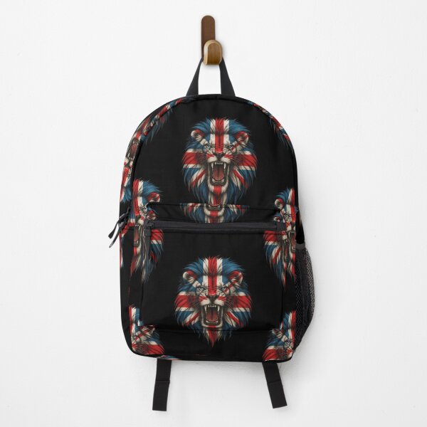 Item preview, Roaring British Lion Union Jack Design designed and sold by ArtComixHaven.
