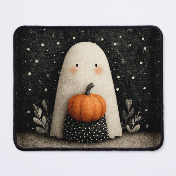 Item preview, Ghost with a pumpkin designed and sold by MendaciousMina.