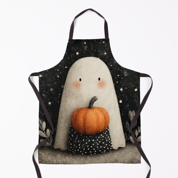 Item preview, Ghost with a pumpkin designed and sold by MendaciousMina.