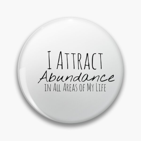 Item preview, I Attract Abundance in All Areas of My Life – Abundance Affirmation designed and sold by Camila  Ardila.