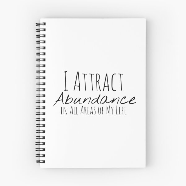Item preview, I Attract Abundance in All Areas of My Life – Abundance Affirmation designed and sold by Camila  Ardila.