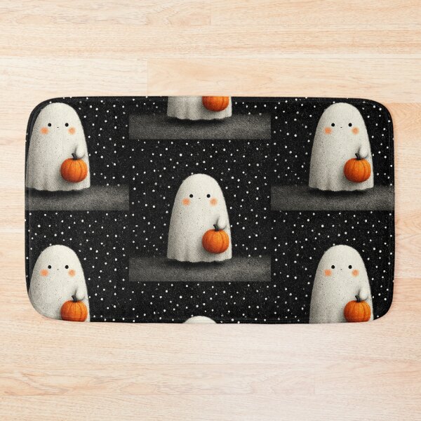 Item preview, Ghost with a pumpkin designed and sold by MendaciousMina.