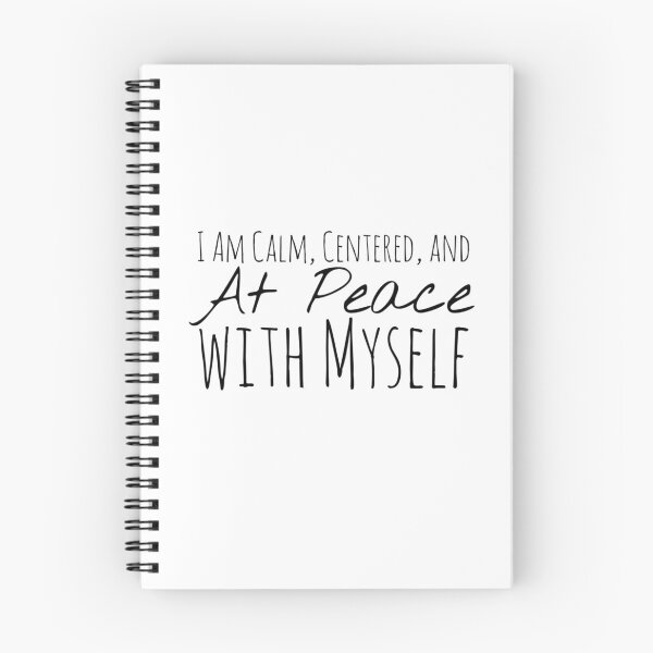 Item preview, I Am Calm, Centered, and At Peace with Myself – Peace Affirmation designed and sold by Camila  Ardila.