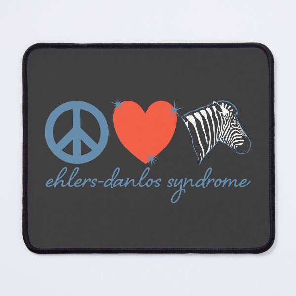 Item preview, EDS Warrior - Peace, Love & Zebra Strength designed and sold by Jesabee Designs.