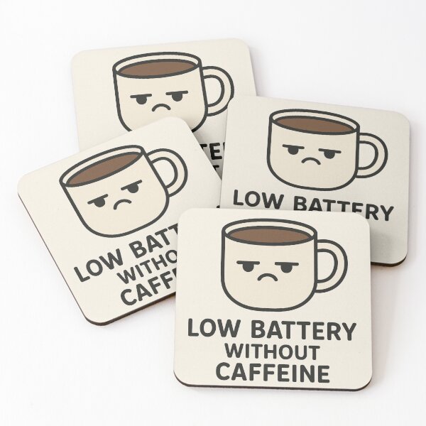 Item preview, Low battery without caffeine designed and sold by Rated-T.