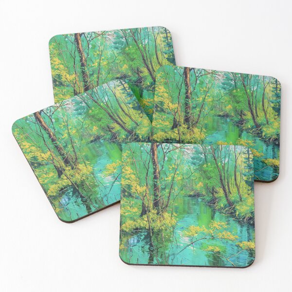 Item preview, Serene Nature Scenic Landscape Lush Green Trees  designed and sold by Rostislav Bouda.