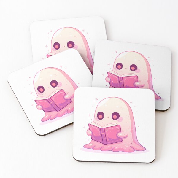 Item preview, Cute Ghost reading a book designed and sold by MendaciousMina.