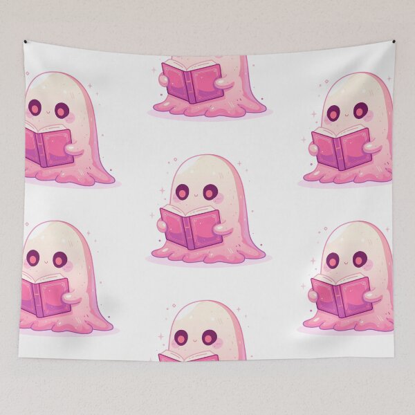 Item preview, Cute Ghost reading a book designed and sold by MendaciousMina.
