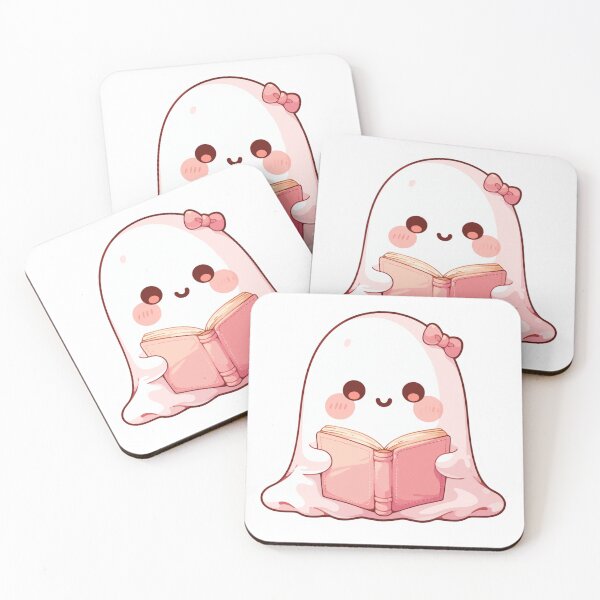 Item preview, Cute Ghost reading a book designed and sold by MendaciousMina.