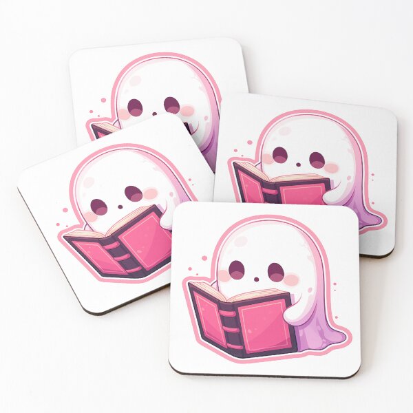 Item preview, Cute Ghost reading a book designed and sold by MendaciousMina.