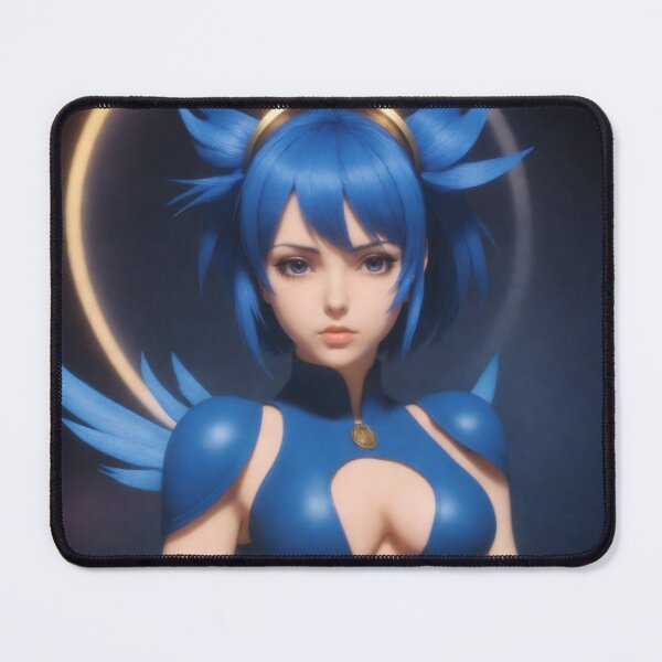 Item preview, Futuristic Angel with Blue Hair and Armor designed and sold by Apex Designs.