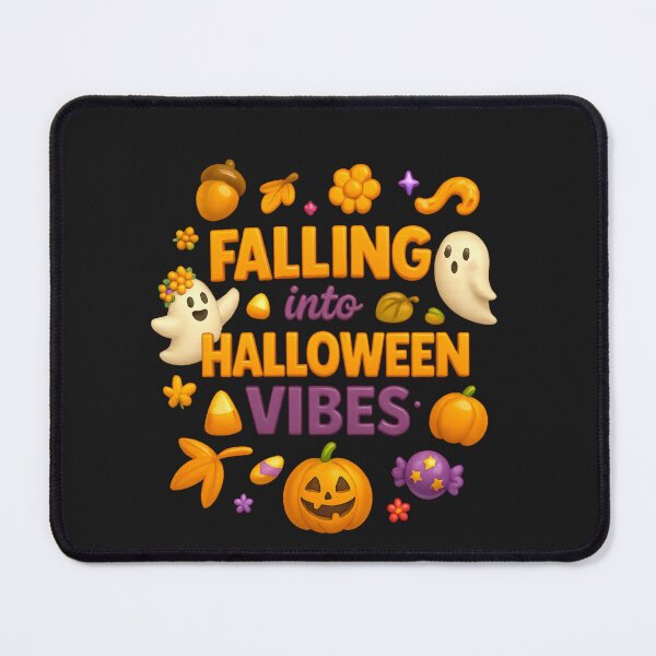 Item preview, Halloween Vibes 3D – Cute Ghosts & Pumpkin Fun Ambiance Halloween 3D – Fantômes mignons & citrouille designed and sold by Drawingshirts.