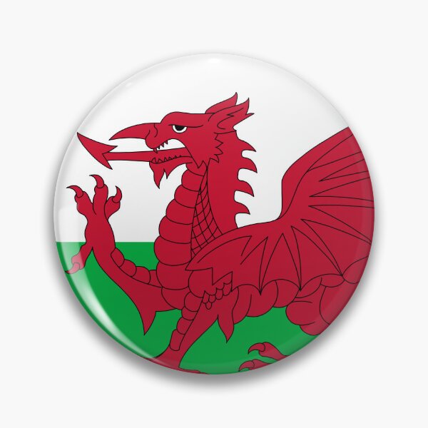 Item preview, Welsh flag - Flag of Wales - Wales Red Dragon designed and sold by HippieWorks.