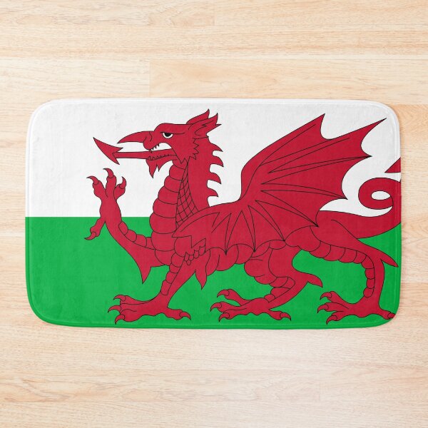Item preview, Welsh flag - Flag of Wales - Wales Red Dragon designed and sold by HippieWorks.