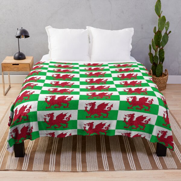 Item preview, Welsh flag - Flag of Wales - Wales Red Dragon designed and sold by HippieWorks.