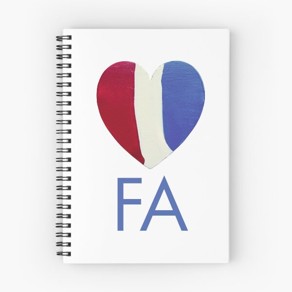 Item preview, FA Red, White & Blue Hand-painted Heart designed and sold by FABOArt.
