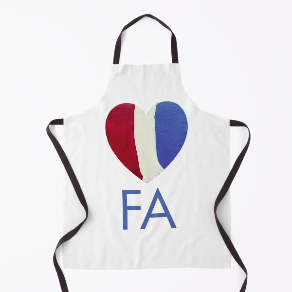 Item preview, FA Red, White & Blue Hand-painted Heart designed and sold by FABOArt.