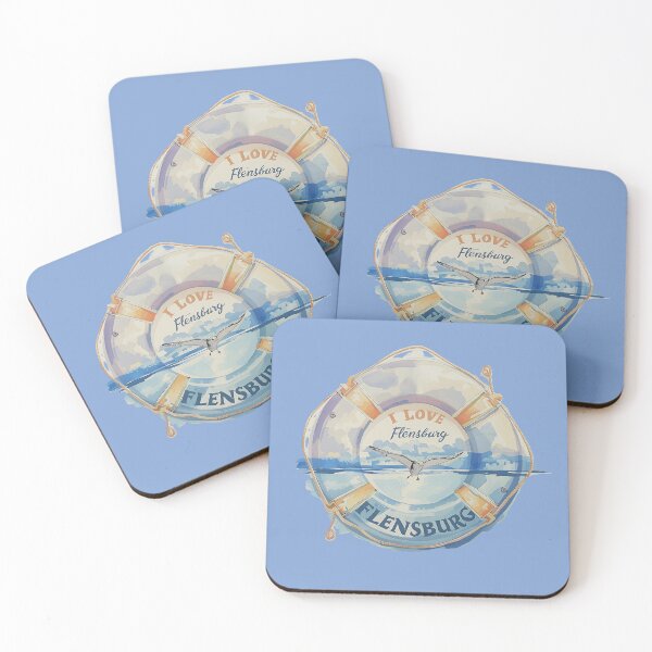 Item preview, I Love Flensburg - Lifebuoy Seagull designed and sold by Khala.
