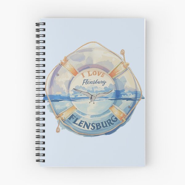 Item preview, I Love Flensburg - Lifebuoy Seagull designed and sold by Khala.
