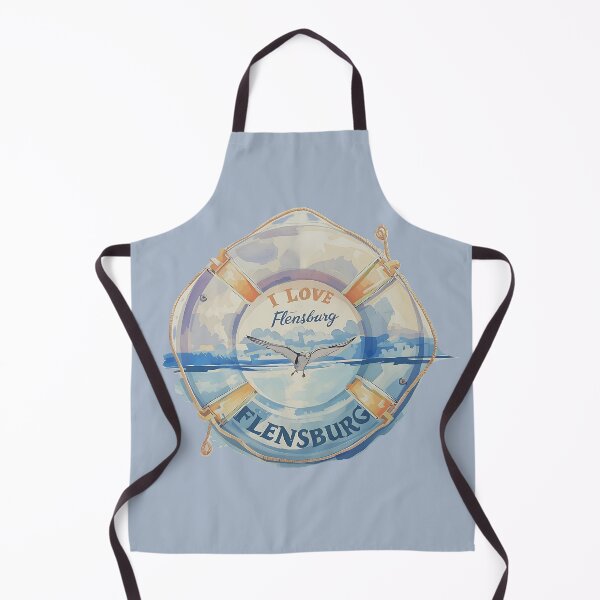 Item preview, I Love Flensburg - Lifebuoy Seagull designed and sold by Khala.
