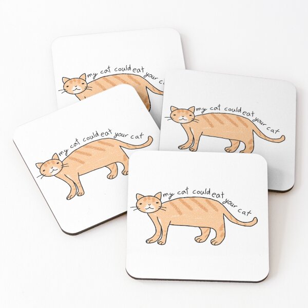 Item preview, my orange cat could eat your cat designed and sold by eef-beef-man.