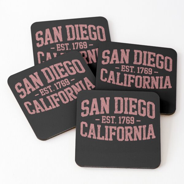 Artikelvorschau, San Diego Kalifornien Retro Vintage Küstentypografie entworfen und verkauft von someraargelia.