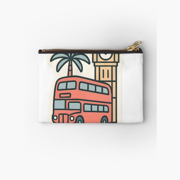 Item preview, London Travel Design – Big Ben and Double-Decker Bus Illustration designed and sold by NeatSplash.