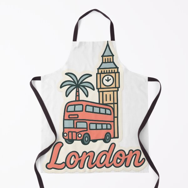 Item preview, London Travel Design – Big Ben and Double-Decker Bus Illustration designed and sold by NeatSplash.