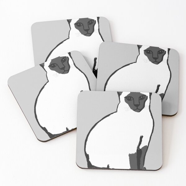 Item preview, Siamese Cat Line Drawing  designed and sold by Jaz Welsby.