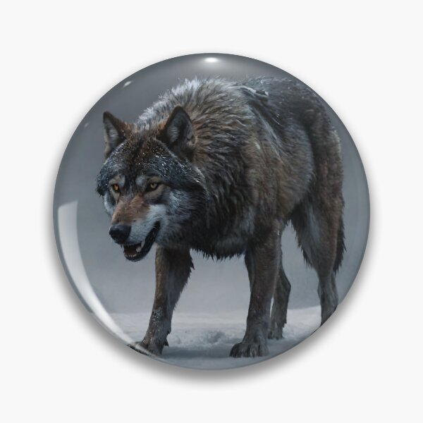 Item preview, Powerful Wolf in a Snowy Wilderness designed and sold by Apex Designs.