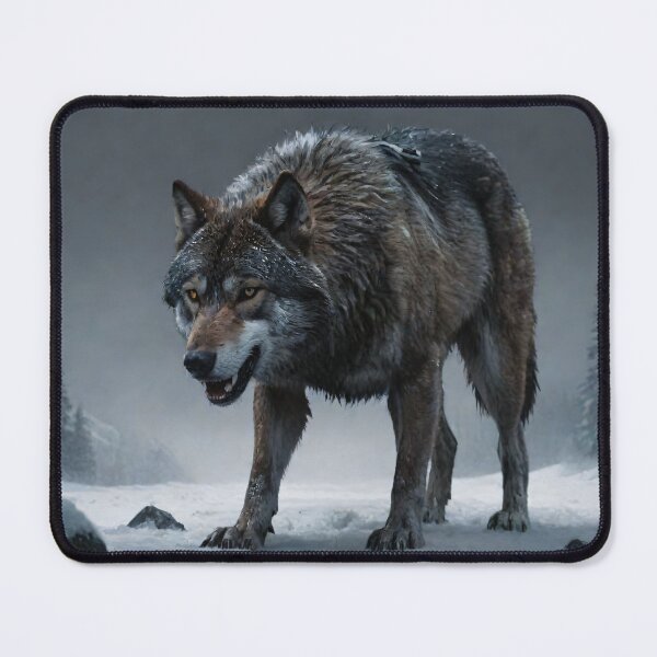 Item preview, Powerful Wolf in a Snowy Wilderness designed and sold by Apex Designs.