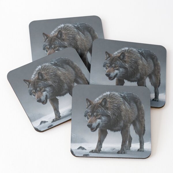 Item preview, Powerful Wolf in a Snowy Wilderness designed and sold by Apex Designs.