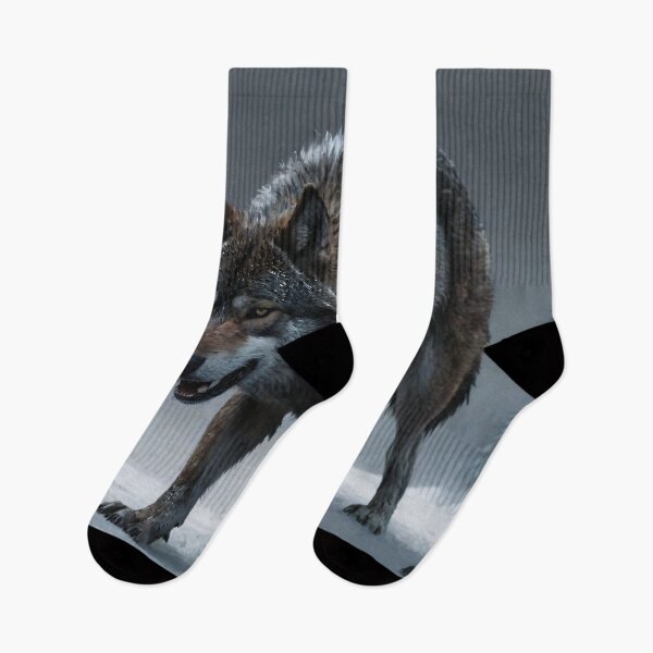 Item preview, Powerful Wolf in a Snowy Wilderness designed and sold by Apex Designs.