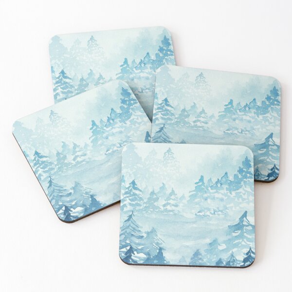 Item preview, Winter Pine Forest designed and sold by WillownWolfe.