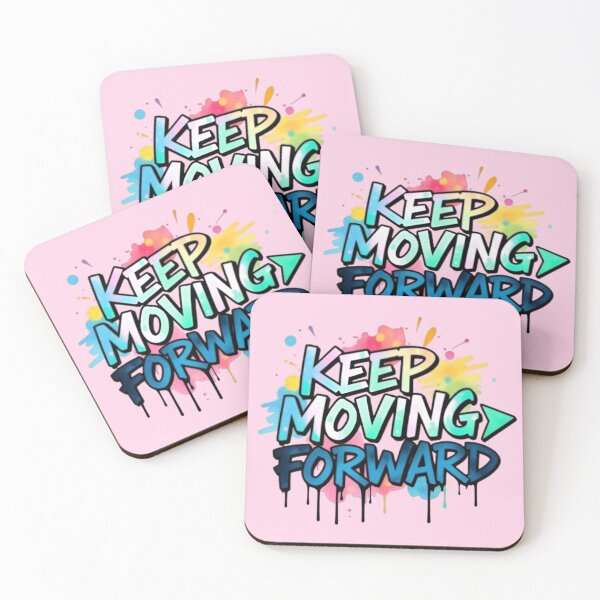 Item preview, Keep Moving Forward Graffiti Quote designed and sold by NewAspect.