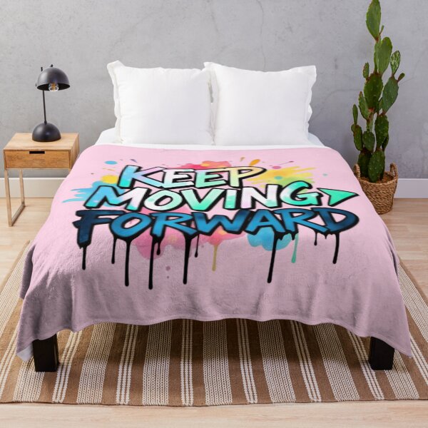Item preview, Keep Moving Forward Graffiti Quote designed and sold by NewAspect.
