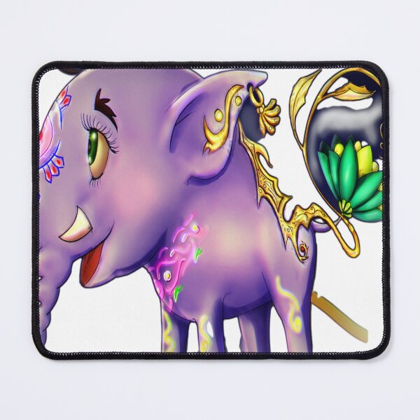 Item preview, Fantasy Purple Elephant – Cute Decorative Art designed and sold by cicvic.