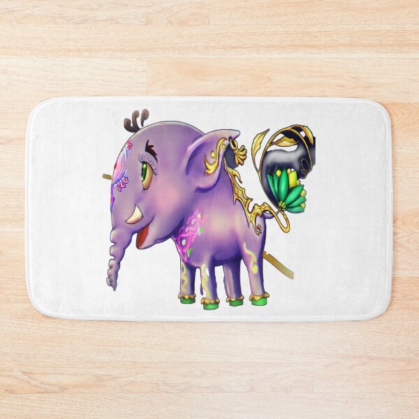 Item preview, Fantasy Purple Elephant – Cute Decorative Art designed and sold by cicvic.