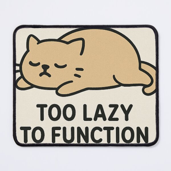 Item preview, Too lazy to function designed and sold by Rated-T.