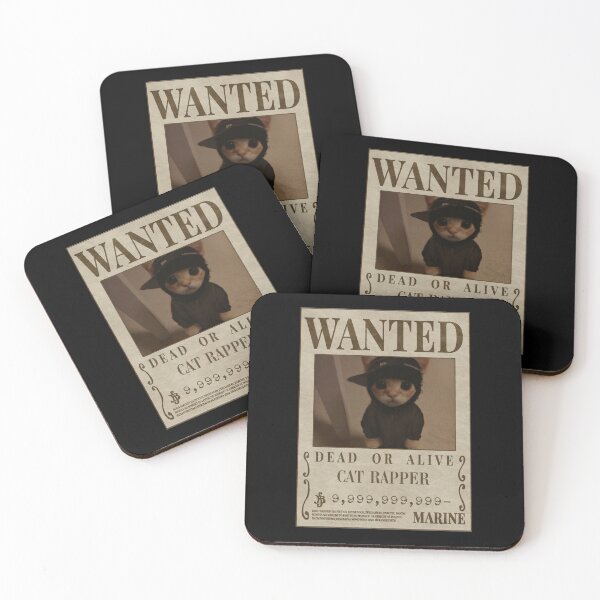 Item preview, Cat Rapper Wanted Poster – Funny Hip-Hop Feline Meme Design designed and sold by LOL Studio.