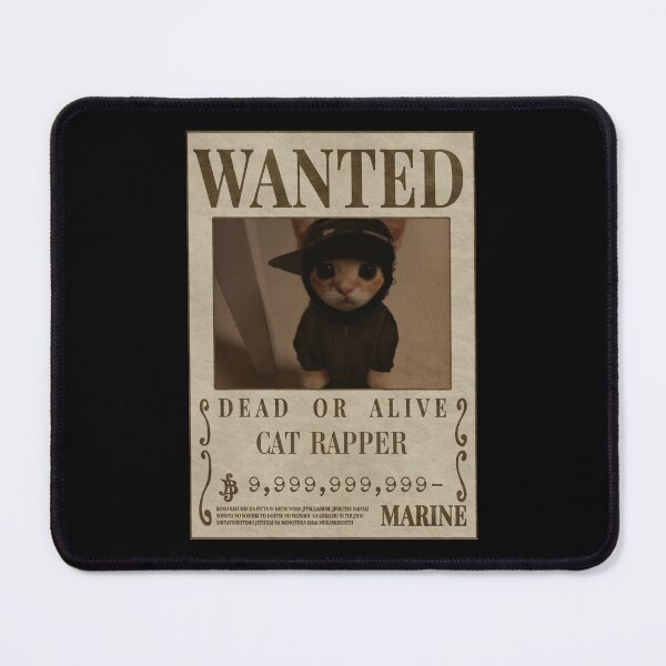 Item preview, Cat Rapper Wanted Poster – Funny Hip-Hop Feline Meme Design designed and sold by LOL Studio.