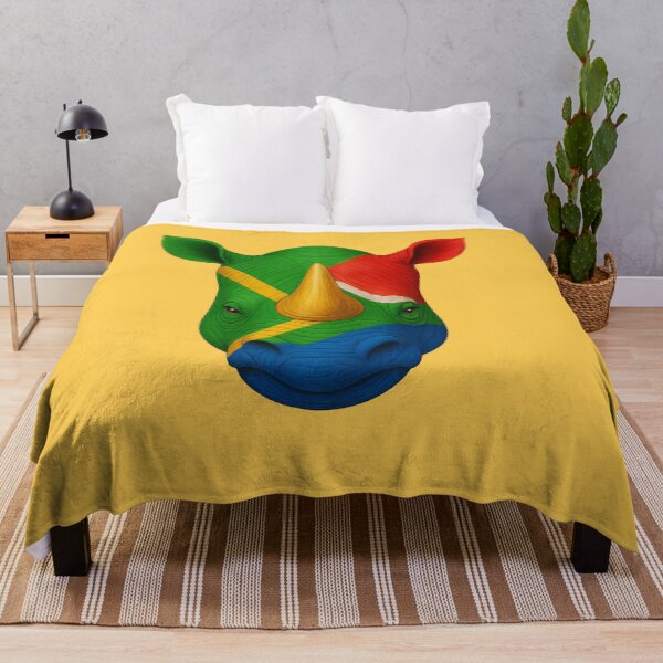 Item preview, South African Rhino Flag Design designed and sold by ArtComixHaven.