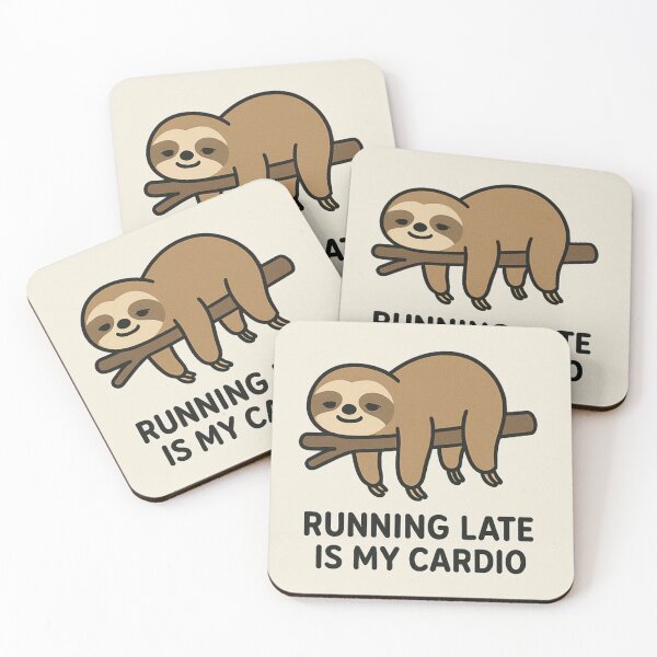 Item preview, Running late is my cardio designed and sold by Rated-T.