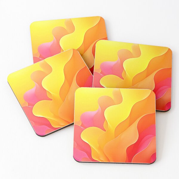 Item preview, Vibrant Abstract Wave of Warmth Design designed and sold by Health And Fitness Posts e-Store.