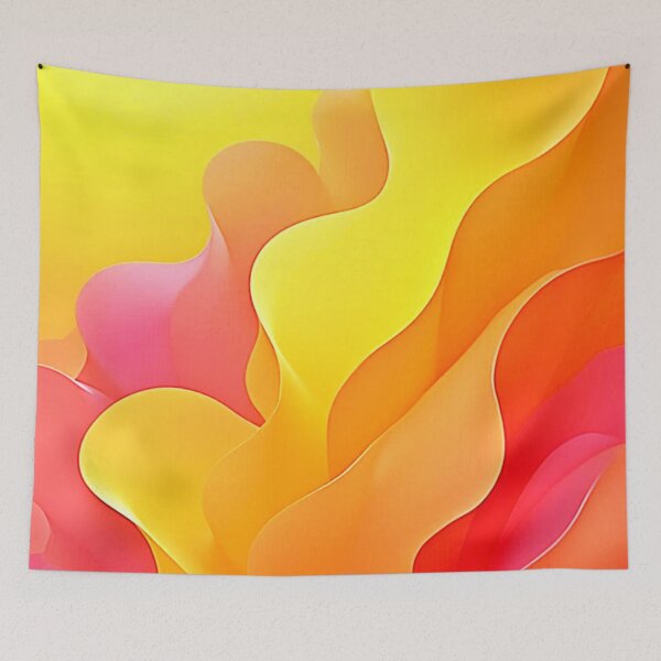Item preview, Vibrant Abstract Wave of Warmth Design designed and sold by Health And Fitness Posts e-Store.