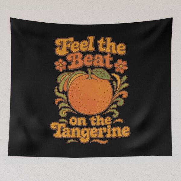 Item preview, Feel the Beat on the Tangerine Mangled Lyrics designed and sold by babbselasdesigns.