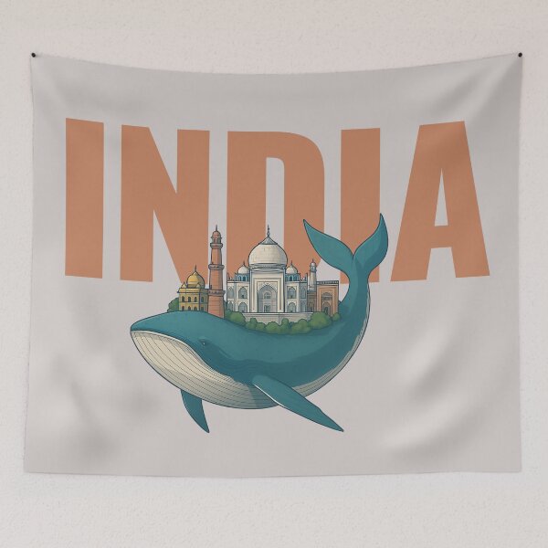 Item preview, INDIAN PRIDE FANTASY WHALE COUNTRY designed and sold by La Loca.