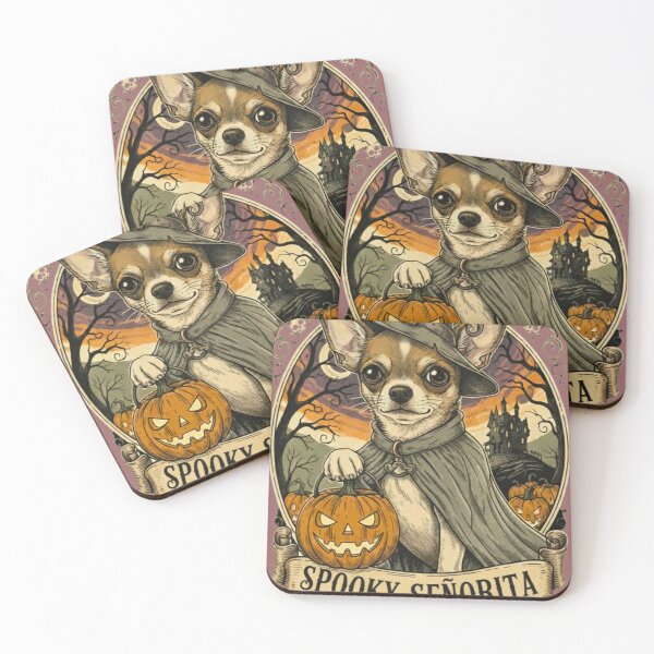 Item preview, Spooky Señorita -Chihuahua- Dog Halloween Design  designed and sold by Too Kool Designing .