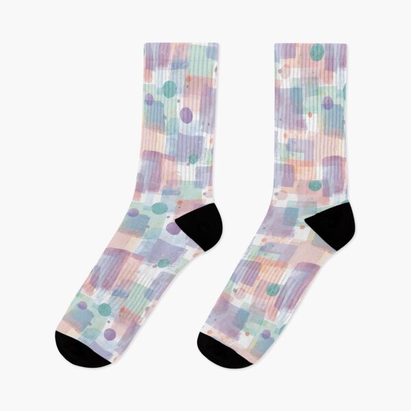 Item preview, Pastel Abstract Geometric Pattern – Watercolor Style designed and sold by Afraadil001.